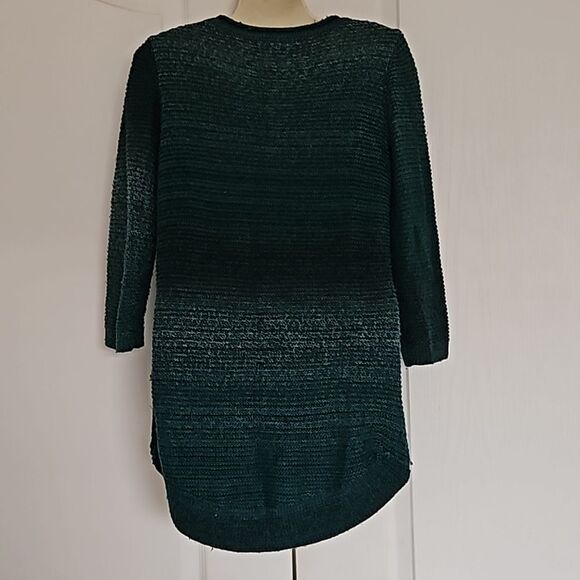 HOST PICK 🥳 Cleo Petite Knitted Sweater With Half-Sleeves XS Hunter Green - Picture 5 of 16
